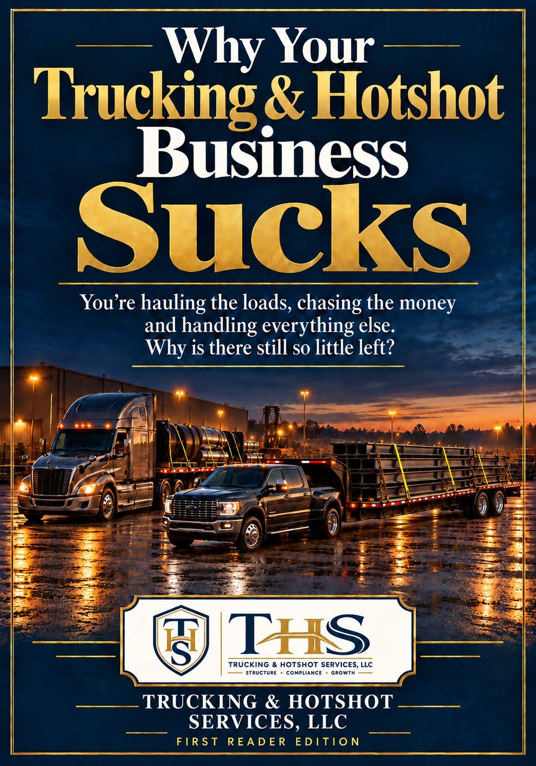 Why Your Trucking and Hotshot Business Sucks — THS cover